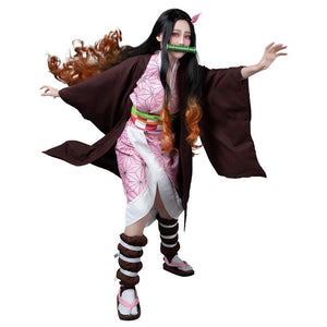 Demon Slayer: Kimetsu No Yaiba Nezuko Kamado Cosplay Costume Mp005697 S Costumes