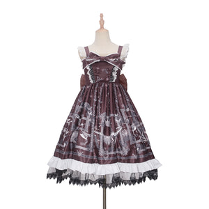 Daily Vintage Slim Lolita Sleeveless Dress