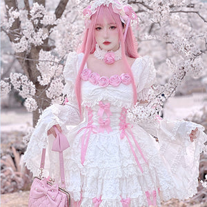 Original Fairy Sweet Lolita Short-sleeved Dress Sets