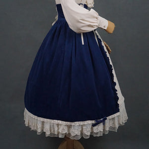 Autumn Winter Elegant Lolita High Waist Skirt