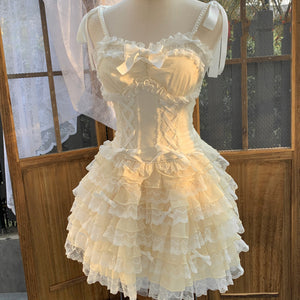 Lovely Classic Lolita Fairy Ballet Short Skirt Sets