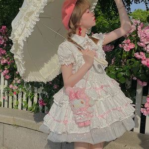 Pre-sale Cute Sweet Lolita Heart-shaped Wavepoint Summer Dress S30003