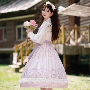 Daily Elegant Lolita A Line Jumper Skirt Sets