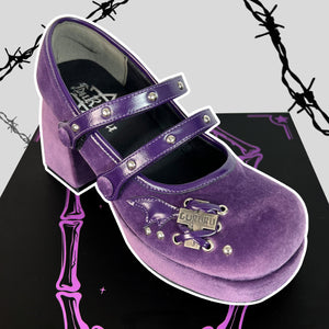 Original Velvet Lolita High Heel Shoes