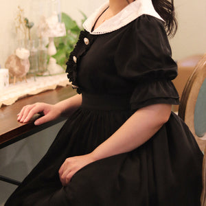 Elegant and Vintage Lolita Slim Dress