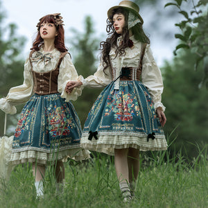 Bavaria Style Elegant Lolita Short Skirt