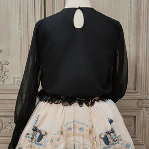 Egypt Style Embroidered Lolita Long Sleeve Shirt