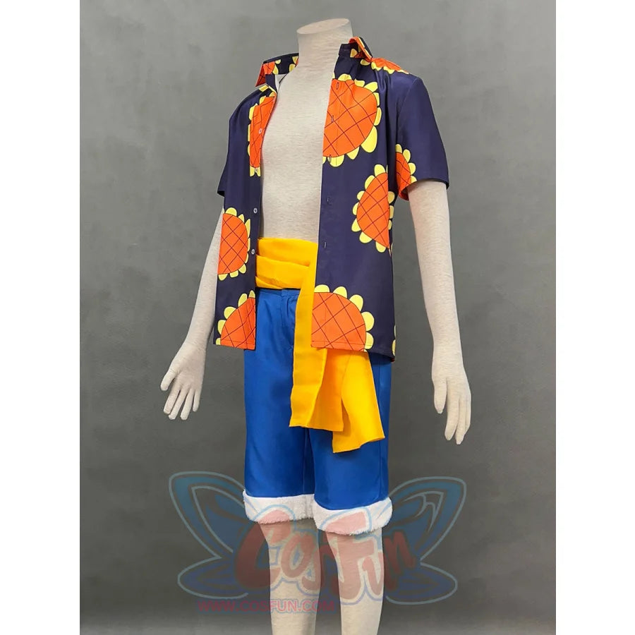 Japanese Anime Monkey D. Luffy Cosplay Costume N07418 - cosfun