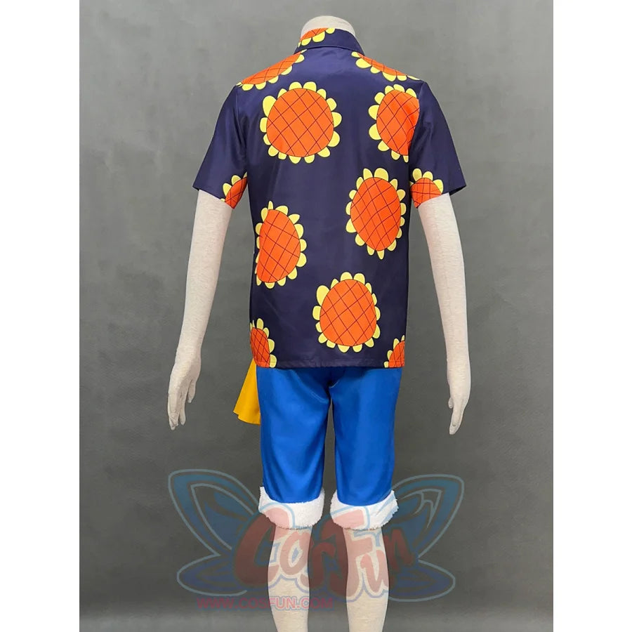 Japanese Anime Monkey D. Luffy Cosplay Costume N07418 - cosfun