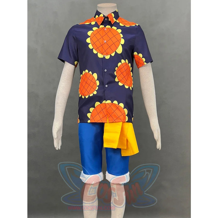 Japanese Anime Monkey D. Luffy Cosplay Costume N07418 - cosfun