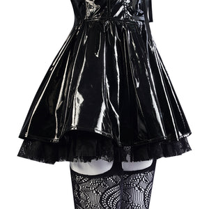 Death Note Amane Misa Cosplay Costume Patent Leather Version C01127