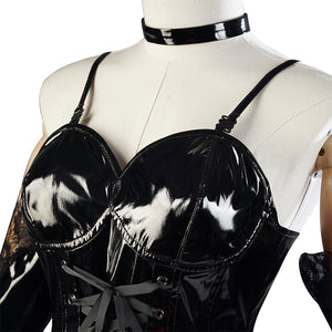 Death Note Amane Misa Cosplay Costume Patent Leather Version C01127