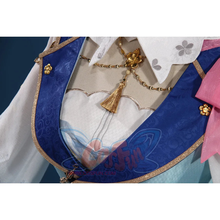Genshin Impact Kamisato Ayaka Springbloom Missive Cosplay Costume C07483 Aa + Costumes