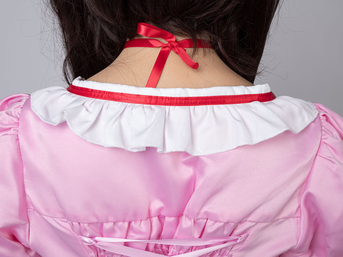 Ready to Ship Nekopara Chocola Cosplay Costume Pink Maid Outfit C00657