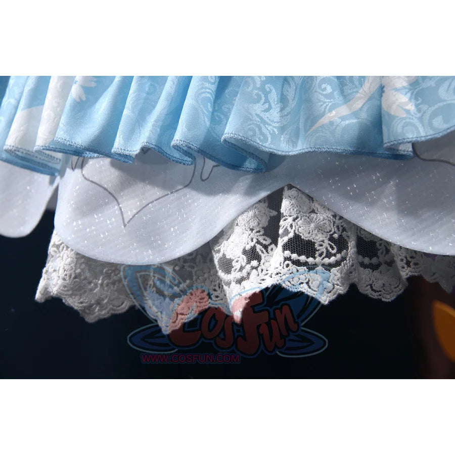 Genshin Impact Kamisato Ayaka Springbloom Missive Cosplay Costume C07483 Aa + Costumes