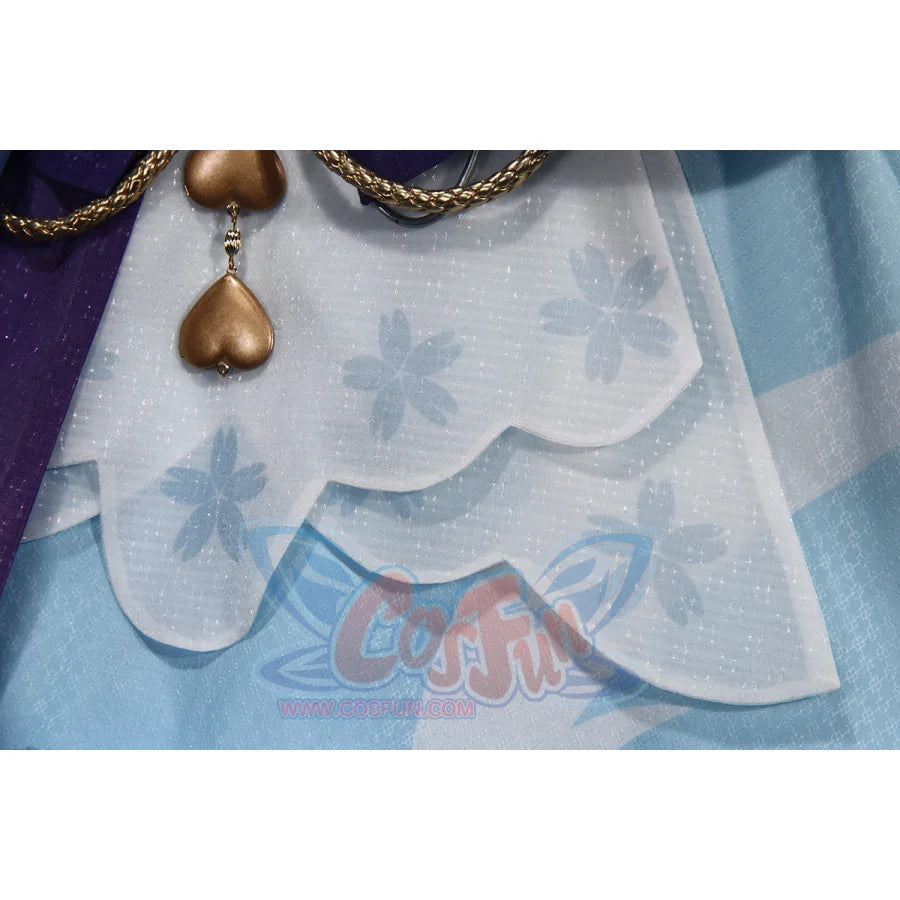 Genshin Impact Kamisato Ayaka Springbloom Missive Cosplay Costume C07483 Aa + Costumes