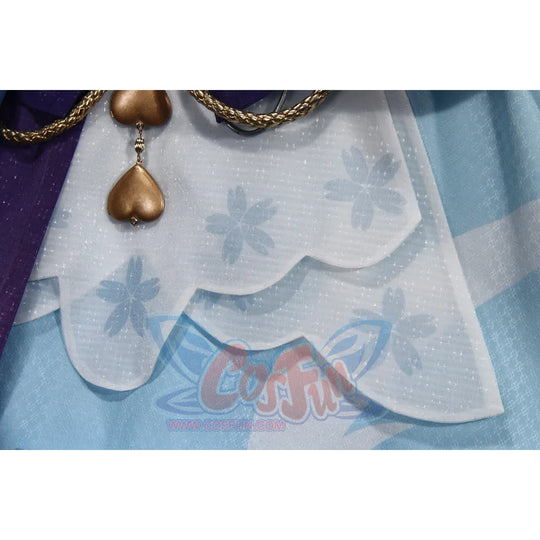 Genshin Impact Kamisato Ayaka Springbloom Missive Cosplay Costume C07483 Aa + Costumes