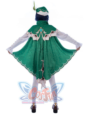 Genshin Impact Venti Barbatos Cosplay Costume Jacquard Version C00442  AA