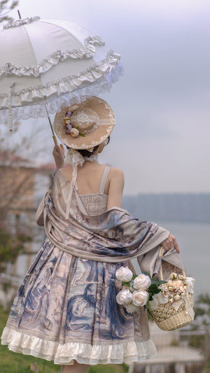 Big Swing Elegant Oil Printing Lolita Dress