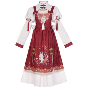 Chinese New Year Lolita Two-piece Dress