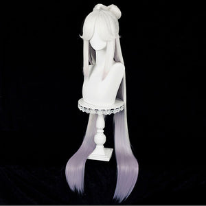 Genshin Impact Ningguang Orchid's Evening Gown Cosplay Wig Silver Hair C01075