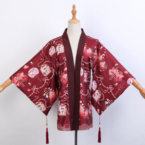 Original Genuine Strawberry Lolita Dress High Waist Japanese Style Cute Haori S20246