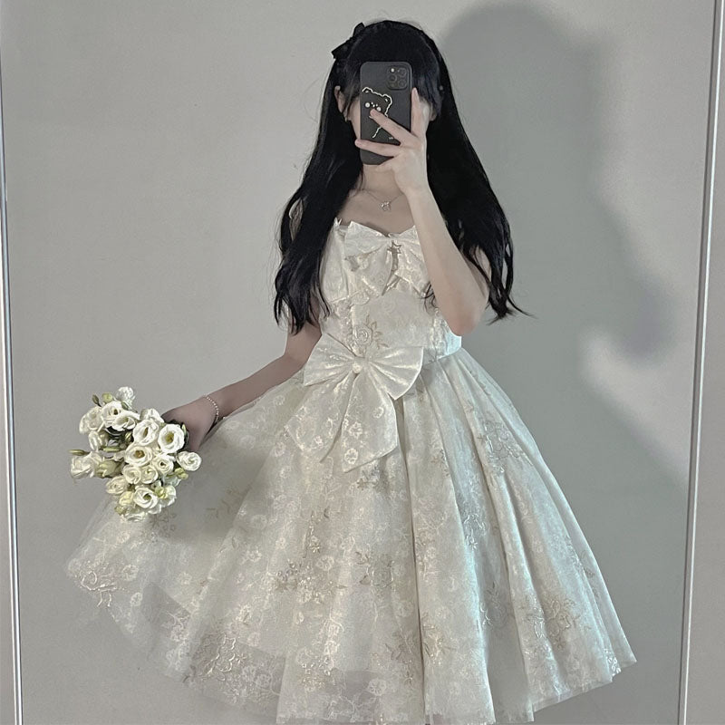 Elegant Wedding Dress Light LO Lolita Dress S21127