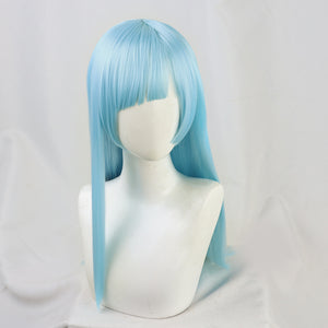 Jujutsu Kaisen Long Stright Bangs Hair Kasumi Miwa Cosplay Wig C00333