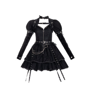 Punk Style Autumn and Winter Cool Lolita Dress S22178