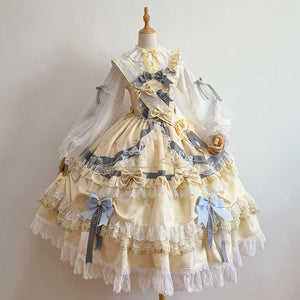 Sweet Girl Gorgeous High Waist Long Lolita Dress