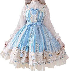 Kawaii Lolita Dress Lace Princess Skirt Lolita Cosplay Summer Dress J52006