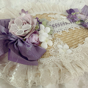 Elegant and Classic Lolita Flowers Straw Hat