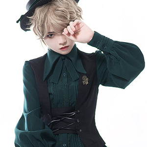 PRE-SALE Retro Elegant Little Prince Gothic Ouji Lolita Vest S22464