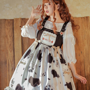 Sweet Caramel Daily Lovely Lolita Jumper Skirt