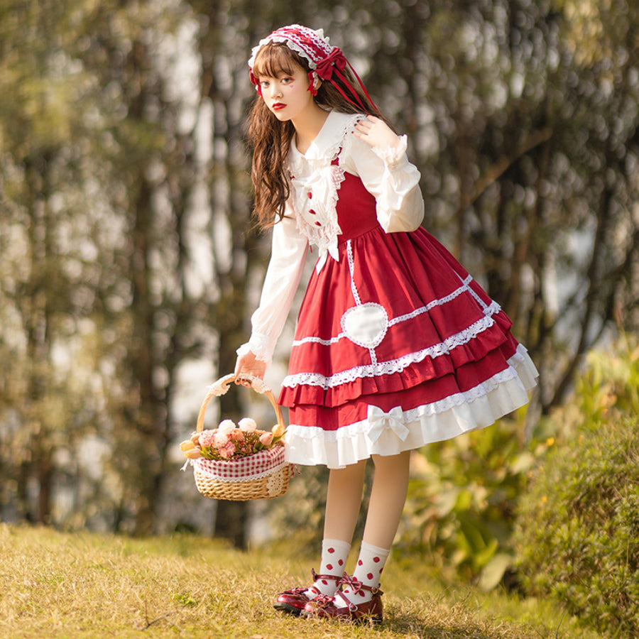 Daily Lovely and Sweet Pudding Lolita Dress