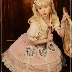 Daily Lovely High Waist Lolita Strap Skirt