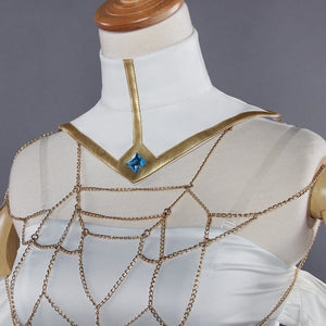 Albedo Overlord Cosplay Costume White Dress Costumes