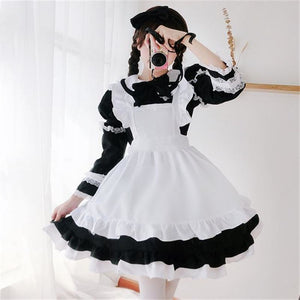 Alice In Wonderland Coffee Maid Lolita Dress Mp006083 Black / M