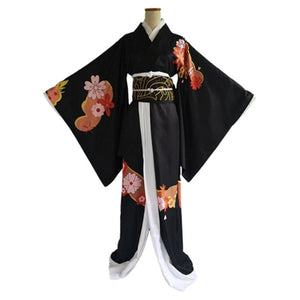 Demon Slayer Kimetsu no Yaiba Cosplay Costumes Kibutsuji Muzan Women Kimono C00877