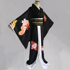Demon Slayer Kimetsu no Yaiba Cosplay Costumes Kibutsuji Muzan Women Kimono C00877