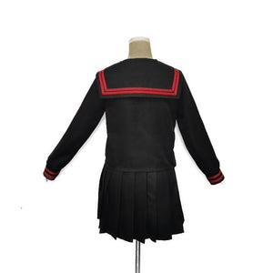 Anime Demon Slayer Kimetsu No Yaiba Cosplay Costume Kamado Nezuko Makomo Jk School Uniforms Sailor