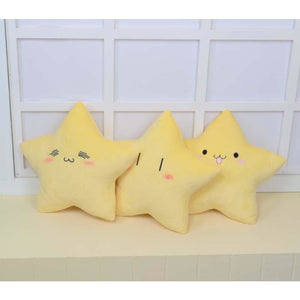 Anime Wish Lucky Cute Star Pillow Cushion Plush Doll Toy Gift A Set Of 5 Pieces / Small