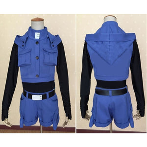 Assassination Classroom Kayano Kaede Blue Battle Suit Uniform Cosplay Costume Mp005791 Costumes