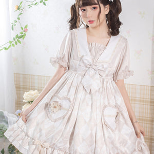 Alice Lovely and Soft Lolita Short Sleeve Dress