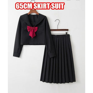 Bad Girls Jk College Uniform Sailor Suits J40360 Long Sleeve_Middle Skirt / S School