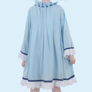 Black Butler Ciel Phantomhive Blue And Green Night Skirt Cosplay Costume Costumes