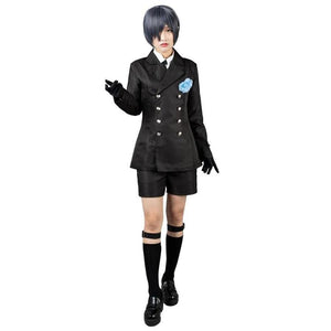 Black Butler Ciel Phantomhive Cosplay Costumes Funeral Outfit Mp004170 Xs / Us Warehouse (Us Clients