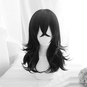 Bnha My Hero Academia Shota Aizawa Black Wavy Hair Cosplay Wig Mp005658 Wigs