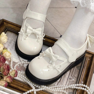 Sweet Round Toe Thick Soled Lolita Shoes
