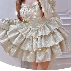 Original Sweet and Vintage Princess Lolita Short Slip Dress